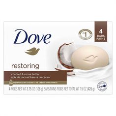 Dove Bar Soap, Dove Bar, Dove Beauty Bar, Dove Soap, Dove Beauty, Coconut Soap, Gentle Skin Cleanser, Skin Cleanser, The Dove