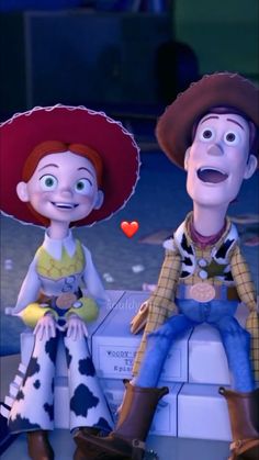 two cartoon characters sitting on top of each other in front of a tv screen with the caption'toy story 2 '