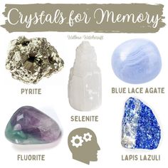 Crystals For Memory, Sage Smudge, Healing Spells