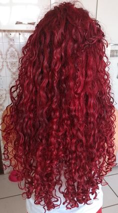 Red Hair On Curly Hair, Bright Red Curly Hair, Red Hair Curly Hair, Curly Hair Red