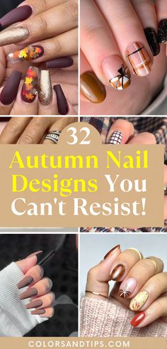 Elevate your fall style with these cute and short fall nail ideas for 2024! Find the best simple, fun, and classy ideas in the unique colors like brown, sparkle, nude. Perfect for square, squaoval, almond, oval, or round shape designs. Get inspired by the most popular fall nails and pretty nail trends of the season, from matte and bold to natural and chic. Don't miss out on these simple fall nails inspo pics for the best inspiration this 2024! Bling ideas, cute fall nails, neutral fall nails Popular Fall Nails, Fall Nails Neutral, Short Fall Nail Ideas, Neutral Fall Nails, Trendy Fall Nail Designs, Short Fall Nail, Cute Fall Nails, Disney Inspired Nails