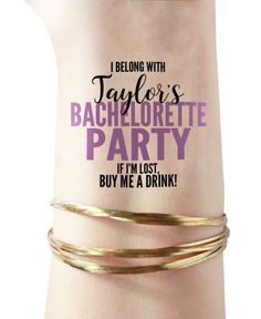 10 Bachelorette party custom temporary tattoos - bridesmaid gift, wedding party gift, bride gift, ba Bachelorette Party Tattoos, Bachelorette Party Tattoo, Pink Bachelorette Party, Pink Bachelorette, Pink Tattoo, Party Tattoos, Girl Tribe, Brides With Tattoos, Custom Temporary Tattoos