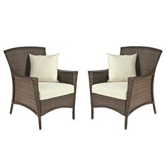 Galleon Collection Outdoor Garden Patio Furniture 2PC set SW1305M-CH2 Galleon Collection Outdoor Garden Patio Furniture 2PC set Create an inviting getaway right outside your back door with the Galleon 4-Piece Patio Set. Chairs and loveseat are crafted from richly woven wicker in contemporary style. Gently curved arms and soft, supple cushioning provides for hours of comfortable relaxation. Traditional hand woven wicker strapping with full size round core all-weather resin rattan. Proven to withs Tufted Seat Cushion, Outdoor Deck Furniture, Brown Cushions, Deck Furniture, Back Door, Patio Spaces, Lounge Chair Outdoor, Garden Patio Furniture, Patio Set