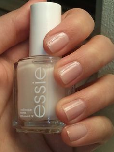 THE TIP SHEET:  Essie's "Allure"  #essie #allure #nail #polish Essie Clear Nail Polish, Clear Nail Polish Natural, Essie Allure, How To Paint Nails, Essie Nails, Nails Essie