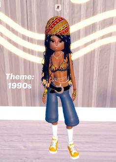 an animated image of a woman with dreadlocks on her head and wearing a hat