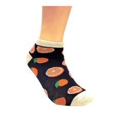 Orange Slices on a Black Ankle Socks (Adult Medium) Best Socks Ever, Best Gift Ever Black Ankle Socks, Juicy Orange, Ankle Sock, Ankle Socks Women, Fun Socks, Sock Game, Custom Socks, Orange Slices, Cool Socks