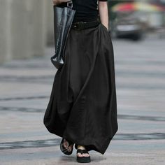 Women Fashion Casual Solid Loose Elastic band Skirt Zipper Pocket Long Skirt We can guarantee that the overall style displayed in the photography is accurate, however there may be differences in how the style appears during wear. This depends on other physical variables, e.g. personal body size, body shape, limb proportion, height, etc. Description: Special Pocket/Zipper/Splice design It is made of high quality materials, durable for your daily wearing! This is a great gift for your lovers or yourself. Season:All season Gender:Women Style:Daily/Casual Material:Polyester Pattern Type:Solid Length:Long Decoration:Pocket Silhouette:Loose What you get:1 X Skirt Note:Due to possible physical differences between different monitors, the product photography is illustrative and may not precisely re Dark Grey Skirt, Maxi Rok, High Rise Style, Formal Skirt, Elastic Waist Skirt, Work Skirts, Dance Skirt, Long Skirts For Women, Spring Skirts