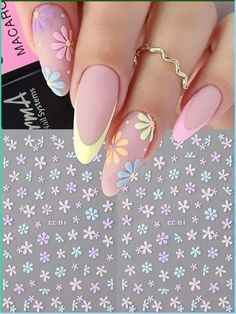 Celebrate the vibrant blossoms of spring with a touch of elegance through floral oval nails. Elevate your manicure game by adorning your nails with gentle pastel hues such as pink, lavender, or mint green. Add a graceful touch by incorporating delicate floral patterns using nail art techniques or dainty floral nail stickers. Let your creativity flourish by either creating unique floral patterns on each nail or opting for a cohesive design throughout. This enchanting design perfectly captures th Cute Short Gel Nails Summer, Pastel Nail Art, Mint Green Nails, Simple Spring Nails, Small Nails, Easter Nail Designs, Nagellack Trends, Nail Drawing, Bad Witch