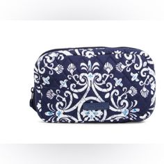 Brand New Pattern: Steel Blue Medallion Zip Closure Interior Mesh And Zip Pockets Keeps All Of Your Tech Accessories Organized Vera Bradley Blue Island Medallion, Fashion Umbrella, Cord Organizer, Charger Accessories, Boot Jewelry, Cord Organization, Belt Purse, Toddler Boy Shoes, Winter Sneakers