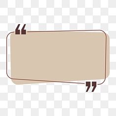 a brown and white speech bubble on a transparent background