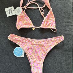 Brand New Just Too Small For My Chest! I’m A 34 Dd And It’s Way Too Small :( Bottoms Are A Xl And Top Is A Large! Never Worn! Trendy Pink Swimwear For Spring, Summer Shopping List, Swim Brands, Summer Swim, Summer Swim Suits, Cute Swimsuits, New Wardrobe, Cute Fits, Womens Swim