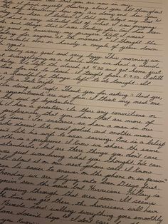 an old handwritten letter with cursive writing on it's paper sheet