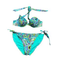 Aerie - Two Piece Bikini Swimsuit. Top, Underwire With Light Padding. Bottom With Side Ties. Never Wore - New Without Tags. Stored At Smoke Free Home. Top Size 32b Bottom Medium G7 Turquoise Halter Neck Swimwear For Poolside, Turquoise Tankini For Pool Beachwear, Turquoise Halter Neck Swimwear For Swimming, Turquoise Halter Neck Swimwear For Summer, Turquoise Beachwear Tankini For Pool, Turquoise Tankini For Sunbathing, Turquoise Tankini For Sunbathing Beachwear, Turquoise Tie-side Bottom Swimwear For Pool, Turquoise Halter Neck Swimwear For Vacation