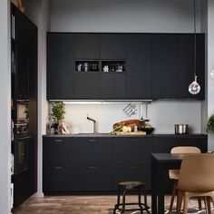 the kitchen is clean and ready to be used for cooking or dining, while still in use