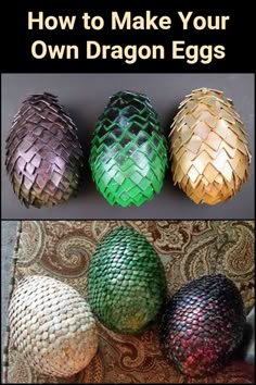 how to make your own dragon eggs