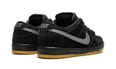 The Nike SB Dunk Low Pro “Fog” is a Fall 2021 release of the skate shoe that is essentially a low-top version of the original high-top "Fog" colorway from 2005.  The first SB Dunk “Fog” appeared on the high-top version of the SB Dunk in the mid-aughts, and was brought back in true-to-original fashion in 2021, albeit on the popular low-top Dunk.  The upper features a hairy black suede appearance that is contrasted by a Cool Grey-colored leather Swoosh on the sides.  Grey “Nike” branding is embroidered on the heel and grey “SB Dunk” detailing is printed on the black nylon tongue tag on the black, puffy mesh tongue.  Finishing touches include a black midsole and gum-colored rubber outsole. Nike Sb Dunk Low Pro, Jordan Yeezy, Perfect Sneakers, Kicks Shoes, Nike Swoosh Logo, Adidas Boost, Nike Sb Dunk Low, Sb Dunk Low, Nike Sb Dunks Low