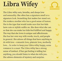 a poem written in the language libra wifey on a yellow background with butterflies