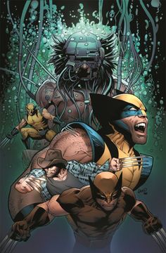 wolverine and the x - men in an underwater scene