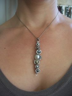 Organic Freshwater Pearl Statement Necklace Vertebrae Pendant - Etsy Independent Study, Science Jewelry, Junk Jewelry, Pearl Statement Necklace, Study Ideas, Dope Jewelry, Funky Jewelry, Jewelry Lookbook, Modern Necklaces