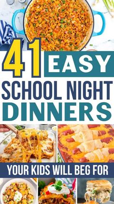 Quick Kid Friendly Meals, Easy Dinners Kids Love, Easy Simple Dinner Recipes For Family, Kid Friendly Weeknight Meals, Fast Kid Friendly Dinners, Simple Kid Friendly Meals, Easy Dinner Kid Friendly, Easy Kids Meals Dinner, Kid Dinners Ideas