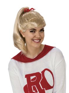 If you are a fan of Grease, then you definitely have to get this wig for your Sandy costume. Introducing the Grease Women's Good Sandy Wig! If you know anything about Sandy, and want to become her for a themed party, or even for Halloween, this is a fantastic upgrade all around! After the holiday is over, you can still use this costume for many other events, occasions, and festive events. Show off your love for this classic movie! Bad Sandy Grease, Sandy Grease Costume, Sandy Costume, Grease Costume, Sandy Grease, Grease Costumes, Light Up Costumes, Wig Costume, The Grease