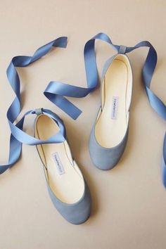 My Something Blue, Bridal Ballet Flats, Wedding Ballet Flats, Bridal Flats, Suede Leather Shoes, Handmade Leather Shoes, Satin Ribbons, Blue Bridal