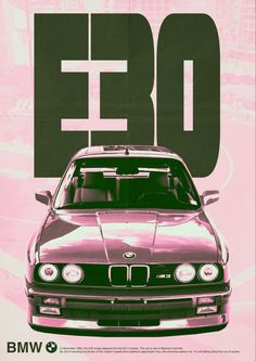 car poster e30 duochrome design 
affiche de voiture design modèle e30 kaki et rose Cool Bmw Cars, Bmw E30 M3 Poster, Vintage Bmw Poster, Pink Car Poster, Pink Bmw E30, Bmw E36 Poster, Bmw E30 Poster, Bmw Poster Design