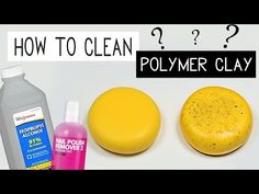 how to clean polymer clay