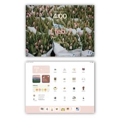 the website is designed to look like it has many flowers