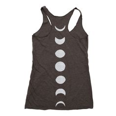 Moon Phase Tank Diy Cut Shirts, Tops Graphic, Black Moon, Outfit Goals, Cut Shirts, Moon Phases, Graphic Tank, Diy Fashion, Racerback Tank