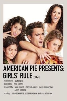 the poster for american pie presents girls'rules