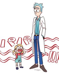 Beth Sanchez, Rick Sanchez Fanart, Ram, Drama, Tv, Anime