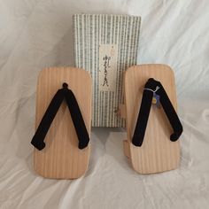 Brand new in the box, Japanese wooden geta shoes for men authentic. Samurai outfits or costume. Geta Shoes, Samurai Clothing, Monterey Park, Shoes For Men, Monterey, Flip Flop Sandals, Women's Shoes Sandals, Flip Flops, Slides