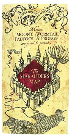 the marade's map from harry potter