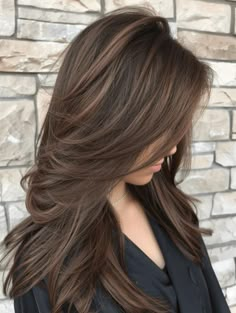 Dyed Hair Ideas For Brunettes, Dyed Hair For Brown Skin, Milk Chocolate Hair Color, Milk Chocolate Brown Hair, Chocolate Brown Hair Color Ideas, Hair Color For Morena, Hair Color For Brown Skin, Hair Color Idea, Women's Haircuts