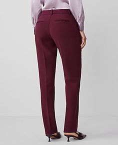 Formerly known as the straight pant, our sophisticated and timeless straight-leg pant has a classic lean fit for a chic, structured silhouette. Front zip with hook-and-bar closure. Belt loops. Front off-seam pockets. Back besom pockets. Shop all Sophia pants,Leg Shape:Straight – a leg-skimming shape with tailored, timeless versatility,Rise:Mid rise: sits 2 1/4" below natural waist,Imported:Imported,Fit:Tailored & fitted,Length:Full length: 31" inseam with 16 1/4" leg opening,Fabrication:65% Polyester, 32% Rayon, 3% Spandex,Garment Care:Machine Washable The Sophia Pant - Curvy Fit by Ann Taylor Size regular - 00 Mauve Rose Women's Curvy, Straight, Pants, 65%, Polyester, 32%, Rayon, 3%, Spandex, Machine, Washable Straight Pants, Straight Leg Pants, Ann Taylor, Mid Rise, Full Length, Straight Leg, Size 2, Pants, Clothes