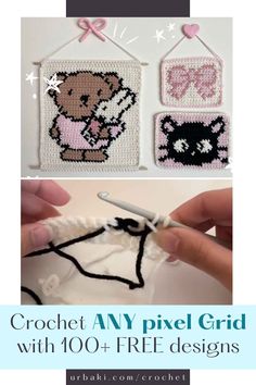 crochet any pixell grid with 100 + free designs