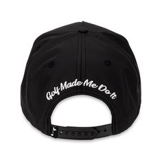 Our Melody Rope Hat is made from performance poly fabric. 5 panel ‘retro fit’ Woven rope along base of front panel Adjustable plastic snap closure Retro Fits, Snap Closure, Baseball Hats, Black And White, Hats, Fabric, Black