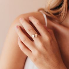 "These adorable little initial rings are made from your choice of 14k gold filled, 14k rose gold filled, sterling silver, solid 14k yellow gold or solid 14k rose gold. Each disc measures 6.4mm across. The fonts stamped on to the rings in the photos are Font 1 and Font 3, our most popular fonts! We do have more options which can be seen on the chart on the last image. H O W * T O * O R D E R: I. Choose your preferred metal from the \"Primary Color\" drop down menu. 2. Choose your preferred ring s Mothers Rings, Initial Rings, Friendship Ring, Popular Fonts, Friendship Rings, Mother Rings, Birthday Ring, Initial Ring, Custom Ring