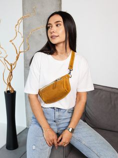 This leather hip bag is perfect for traveling or just to carry in your everyday bag. The personalized fanny pack will help you to keep all necessary staff like phone, wallet, cards, face mask in one place during the day. You can wear it as a belt bag or like a fanny pack or crossbody bag - it's up to your mood :) Great idea for birthday gift or Mother's day gift ! Bag can be personalized monogram. The Funny backpack is made from one piece quality Crazy Horse. When you hold it in your hands, you Casual Leather Belt Bag With Zipper Pouch, Waist Bag Leather, Leather Hip Bag, Leather Fanny Pack, Leather Belt Bag, Crossbody Bag Women, Monogram Design, Hip Bag, Everyday Bag