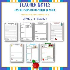 teacher notes for the spanish language classroom