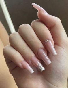 Pink White Nails, Shiny Nails Designs, Classy Acrylic Nails, Acrylic Nails Coffin Pink, Ballerina Nails, Nails Desing, Hot Nails, Prom Nails