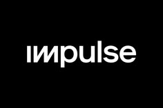 the word impuse in white on a black background