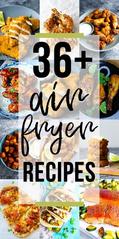 the words, 30 + avocado and pryena recipes on top of pictures of