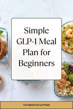 simple glup meal plan for beginners