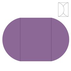 an oval shape cut out from the paper