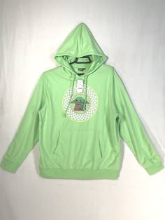 Star Wars Baba Yoda Grogu Sweatshirt Hoodie Womens XXL French Terry Light Green Condition New with tags Brand                ;    Star Wars     Color Green Size Type Regular Size XXL Department Women Fabric Type French Terry Closure Pullover Material Cotton,Polyester Garment Care Machine Washable Cute Star Wars The Mandalorian Hoodie. Adorable Grogu Graphic on Center of Chest. Kangaroo Pockets with Drawstrings on Hood. See Photos For Flat Measurements. Shipping Same day shipping on orders compet Cute Star Wars, Star Wars Colors, H&m Hoodie, Cute Star, Star Wars The Mandalorian, Cute Stars, Shipping Services, The Mandalorian, Sweatshirt Hoodie