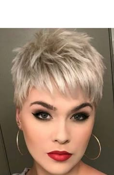 Textured Short Hair, Haircut Women, Great Haircuts, Punk Hair, Very Short Hair, Trendy Haircuts, Short Pixie Cut