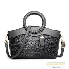 Specification： Style: European and American retro Luggage trend: Handbags Bag size: large Fashion element: crocodile prints Material: polyester Luggage shape: horizontal square shape Open way: zipper Pattern: plaid Alligator Handbags, Crocodile Bags, Handbag Patterns, Leather Bag Women, Crocodile Leather, Coach Swagger Bag, Women's Bags, Leather Handbag, Luxury Handbags