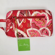 Item:  Vera Bradley  Zip-Around Wallet Rosy Posies NEW NWT 10112-121 Pink Red Retired Note: Smoke Free Home Note: To receiving a shipping discount the items purchased must be mailed to the same address. Thank you for shopping! Casual Red Travel Wallet, Red Travel Wallet With Cell Phone Pocket, Vera Bradley Id, Vera Bradley Wallet Lanyard, Rectangular Red Wallet With Zipper Closure, Vintage Vera Bradley, Red Rectangular Wallet With Zipper Closure, Vera Bradley Citrus Paisley, Vera Bradley Annual Outlet Sale